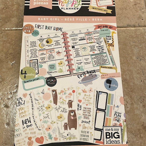 The Happy Planner Office Happy Planner Baby Girl Sticker Book